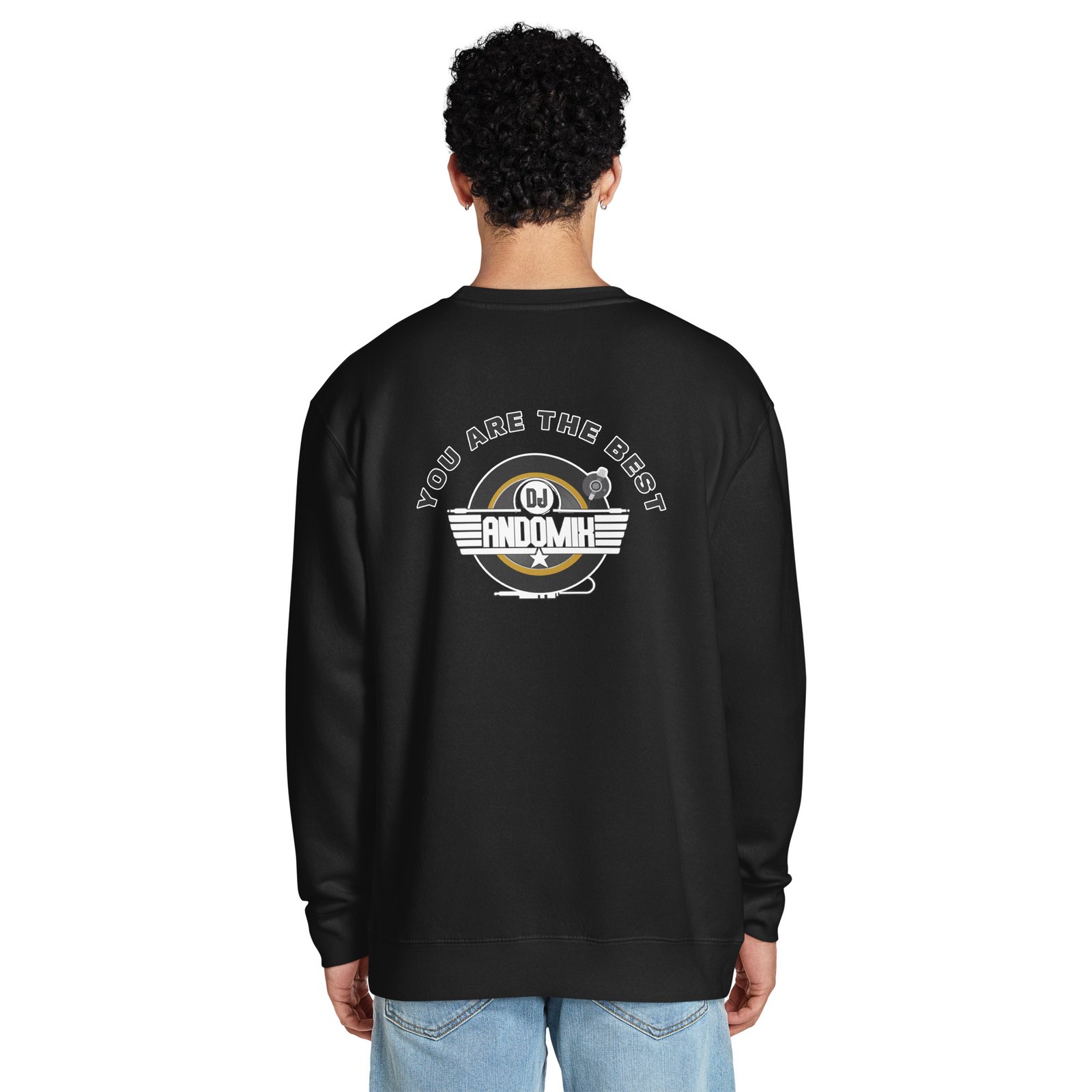 Unisex premium crew neck sweatshirt - Image 2